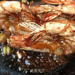 “鲜虾”葱油大虾的做法步骤：11