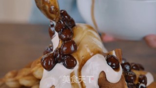 珍珠奶盖鸡蛋仔的做法步骤：23