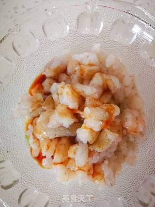 #鲜虾#三鲜水饺的做法步骤：3
