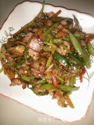 辣椒炒肉的做法步骤：7
