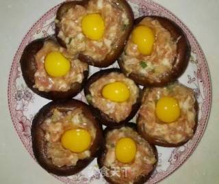 香菇肉末蒸鹌鹑蛋的做法步骤：4