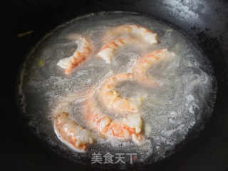 #鲜虾#鲜虾面的做法步骤：7