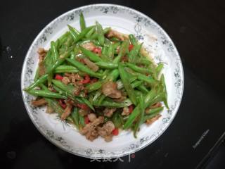 四季豆丝炒肉的做法步骤：7