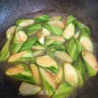 鲜虾烩丝瓜的做法步骤：6