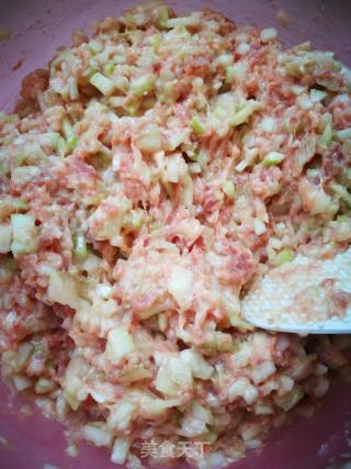 蒲瓜瘦肉饺子的做法步骤：9