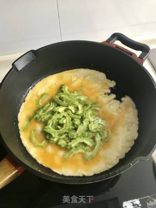 不苦的苦瓜鸡蛋的做法步骤：6