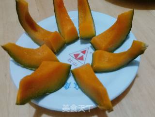清蒸南瓜的做法步骤：4