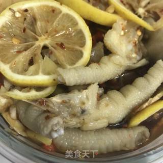 酸辣柠檬鸡爪的做法步骤：7
