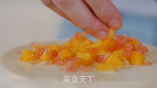 杨枝甘露爆浆蛋糕【初味日记】的做法步骤：14