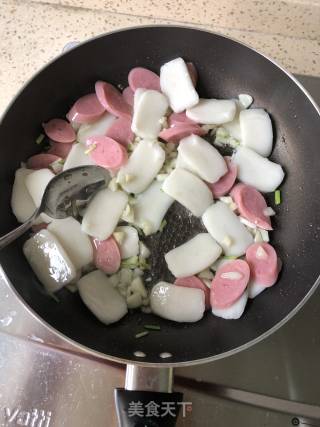 乱炒年糕的做法步骤：4