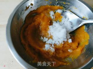 南瓜炸糕的做法步骤：4