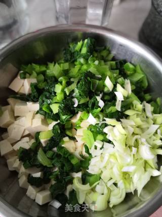 减脂好搭档～凉拌小白菜豆腐的做法步骤：5
