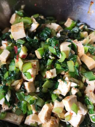 减脂好搭档～凉拌小白菜豆腐的做法步骤：7
