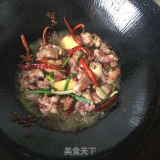 红烧鸡腿肉的做法步骤：3