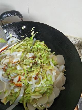 家常炒年糕的做法步骤：5
