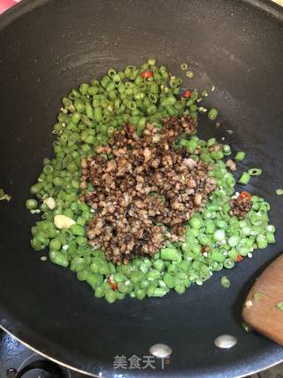 豆角肉末的做法步骤：7