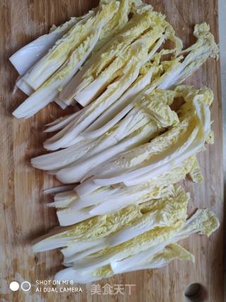 冻豆腐炖娃娃菜的做法步骤：2