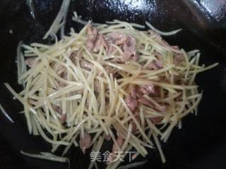 土豆肉丝的做法步骤：9