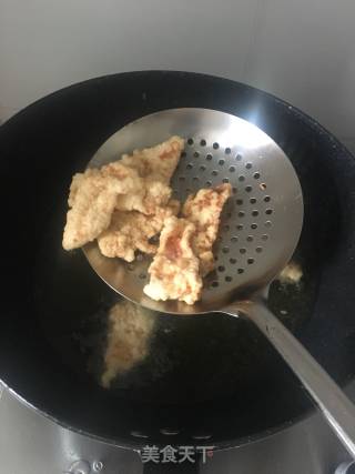 锅包肉的做法步骤：7