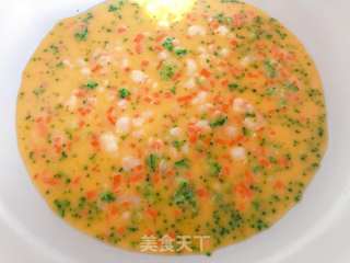 【宝宝辅食】鲜虾杂蔬蛋卷的做法步骤：10