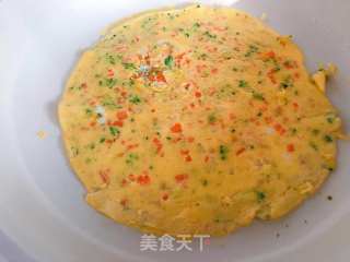 【宝宝辅食】鲜虾杂蔬蛋卷的做法步骤：11