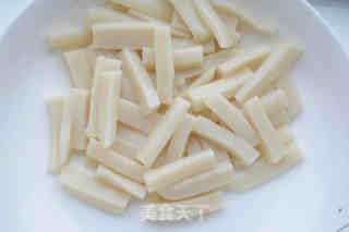 沙茶肉丝炒年糕的做法步骤：9