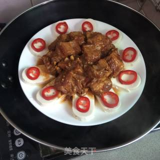 排骨蒸豆腐的做法步骤：9