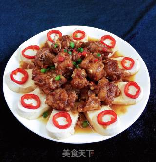 排骨蒸豆腐的做法步骤：10