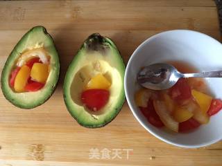 双味牛油果的做法步骤：9