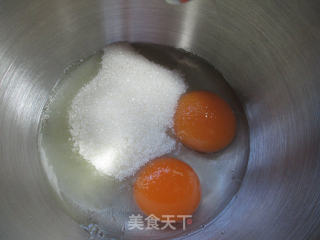 葡萄干蛋糕的做法步骤：2