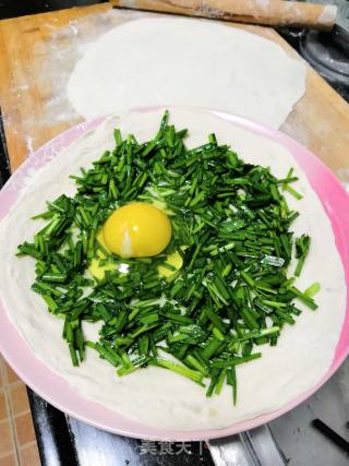 韭菜鸡蛋饼的做法步骤：3