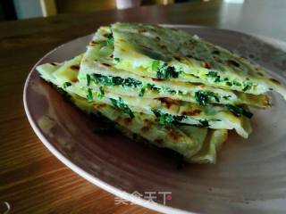 韭菜鸡蛋饼的做法步骤：6