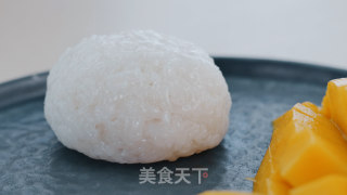 芒果椰香糯米饭【初味日记】的做法步骤：8