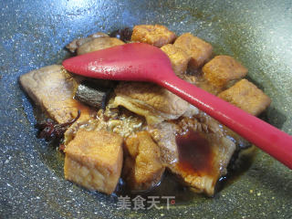 油豆腐烧大排的做法步骤：9