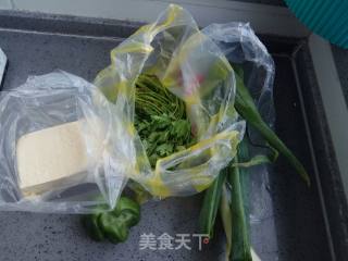 香煎豆腐的做法步骤：1