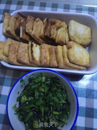 香煎豆腐的做法步骤：5
