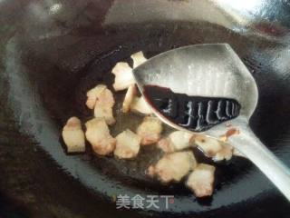 五花肉炒素鸡的做法步骤：5