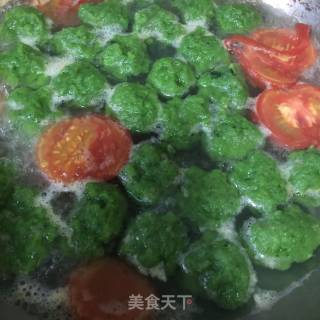 菠菜虾滑的做法步骤：7