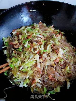 温州特色炒粉条的做法步骤：14