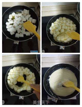 网红美味ᕙ(`▿´)ᕗ雪花酥的做法步骤：3