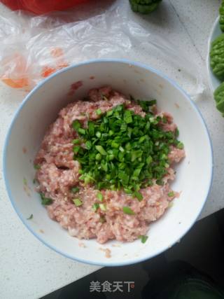 苦瓜酿肉的做法步骤：3