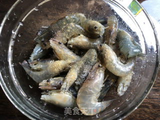 九层塔茄汁虾#鲜虾#的做法步骤：4
