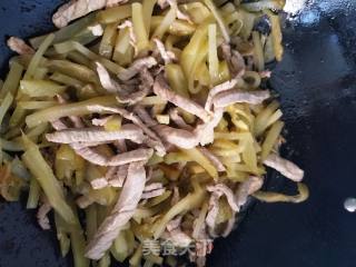 榨菜肉丝的做法步骤：3