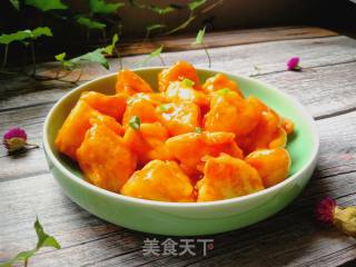 糖醋薯角的做法步骤：12