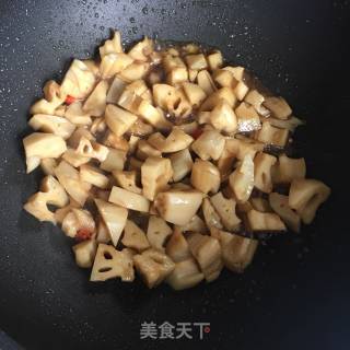 酸辣藕丁的做法步骤：9