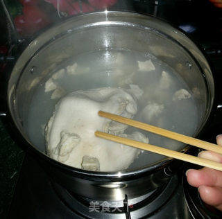 青椒炒肚片的做法步骤：2