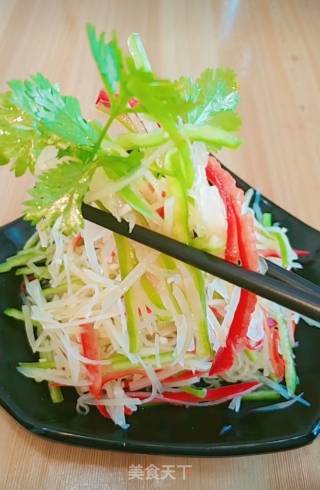 凉拌酸甜土豆丝的做法步骤：8