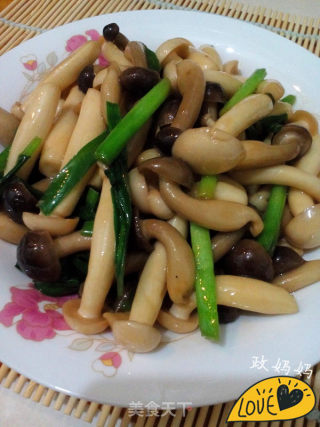 清炒海鲜菇的做法步骤：10