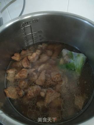 梅花肉炖粉条的做法步骤：5