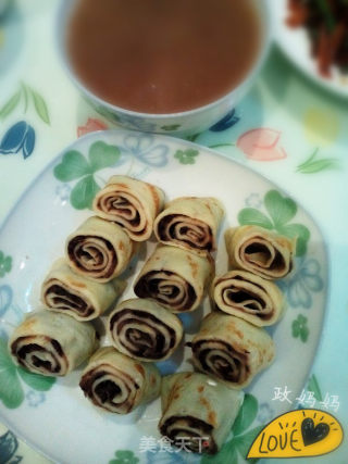 豆沙蛋饼卷的做法步骤：10